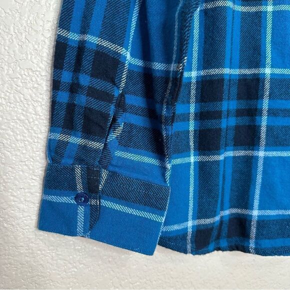 NWT Volcom Plaid Flannel Long Sleeves Button Down Shirt - Picture 9 of 13